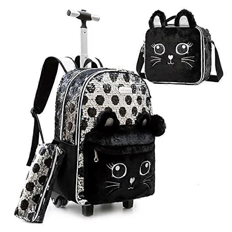 Dinosaur Rolling Backpack Boys Kids Rolling Backpack with Wheels