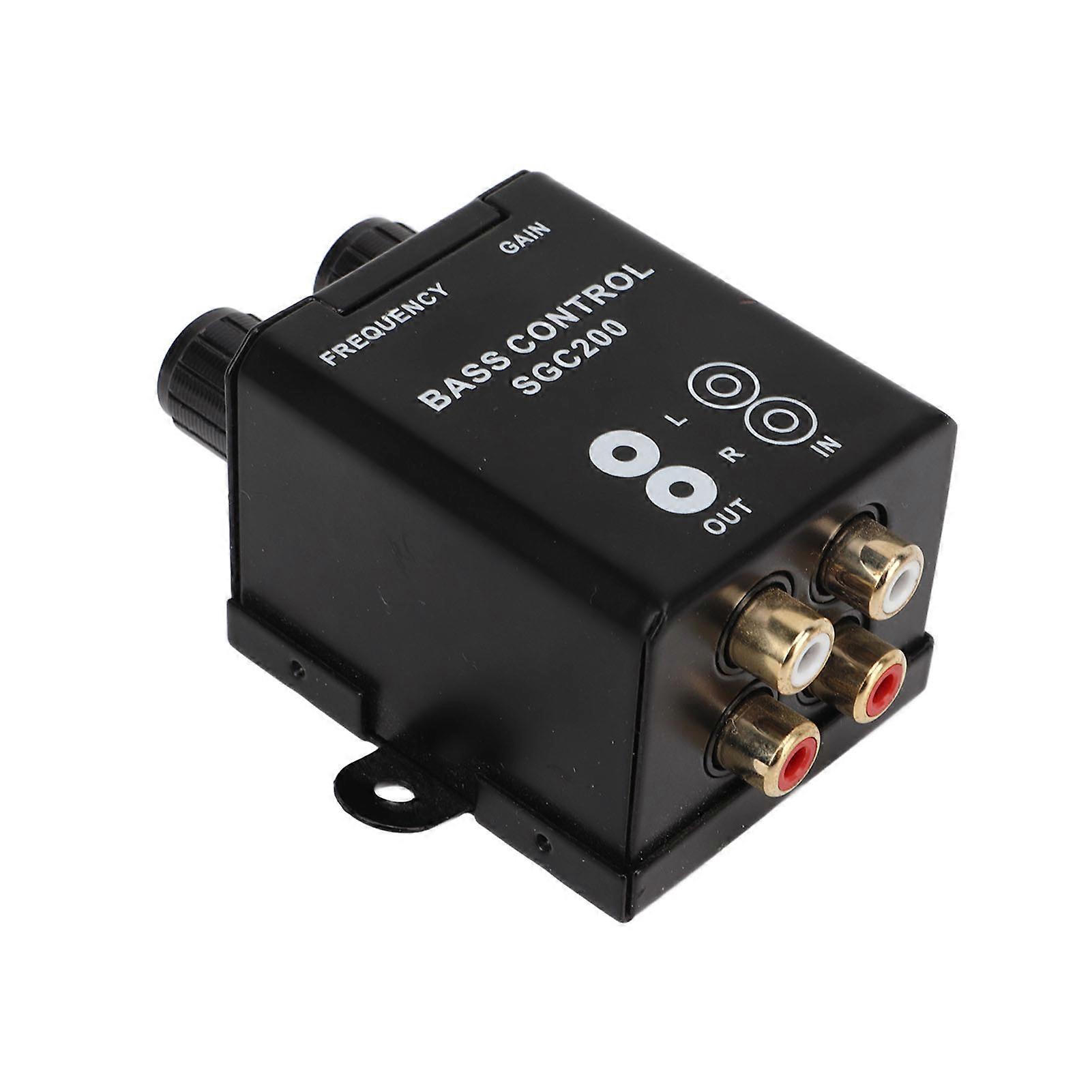 Auto-Bass-Reglerknopf-Controller Auto-Audio-Reglerverstärker Universelle Passform für die meisten Autos