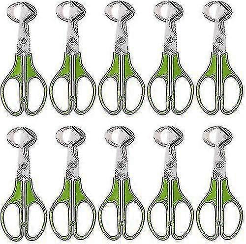 10pcs Quail Eggs Scissors, Quail Egg Shell Cutter Stainless Steel Egg Shell Opener, Egg Shell Cutting Scissors