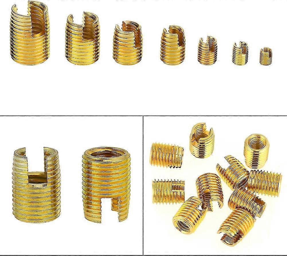 50 Pcs Self-listening Thread Insert Game Of Brochure Inserts With Brass Threading Tools Repair Tool