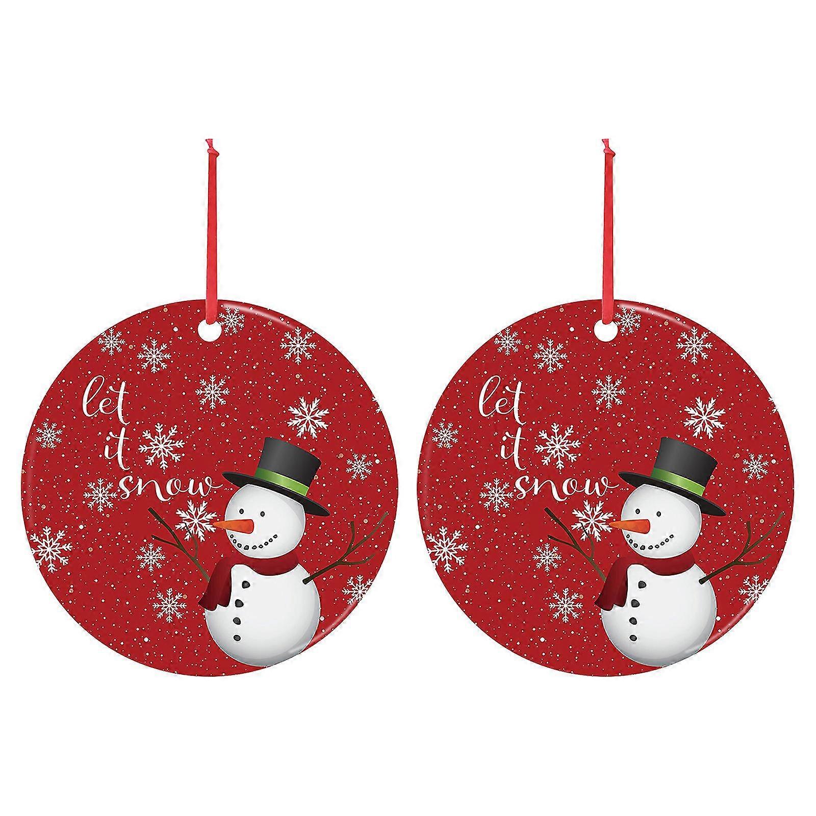 クリスマスの装飾のための装飾をぶら下げる形の装飾をパーソナライズ