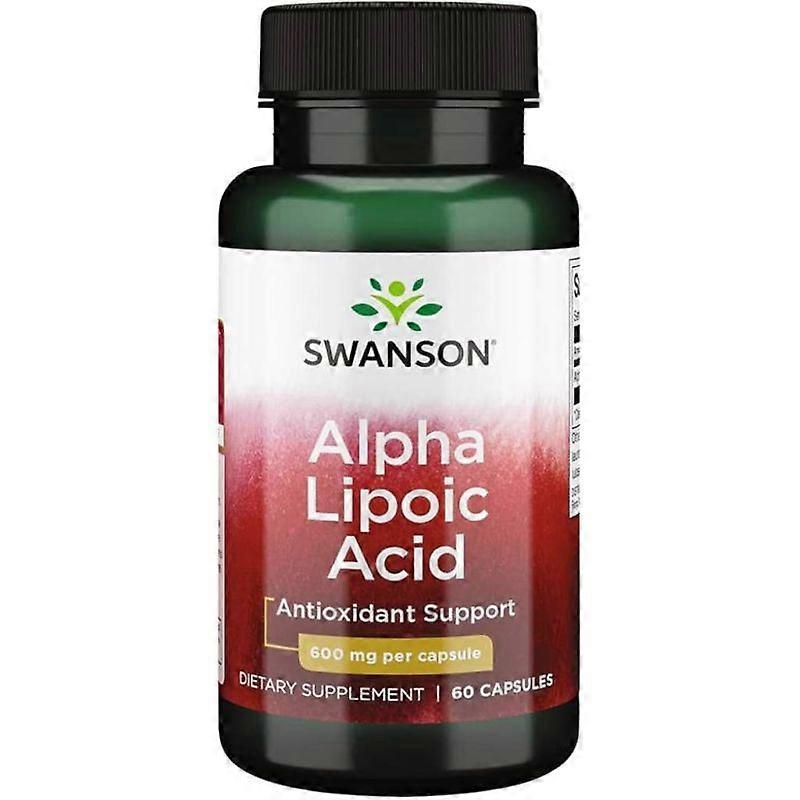 Swanson Alpha Lipoic Acid 600mg Capsules 60