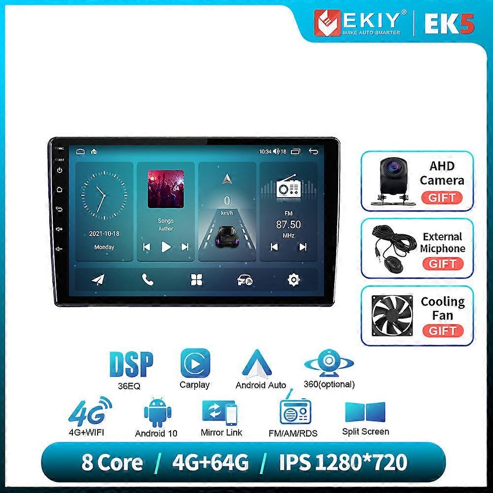 Autoradio Multimédia Pour Ford Fusion 1 2005 - 2012 Android 10 Stéréo GPS Navigation Autoradio Carplay Auto Bluetooth HU