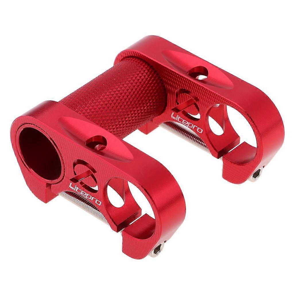 Adjustable Bike Handlebar Double Stem Bicycle Handlebar Extender Stem Red