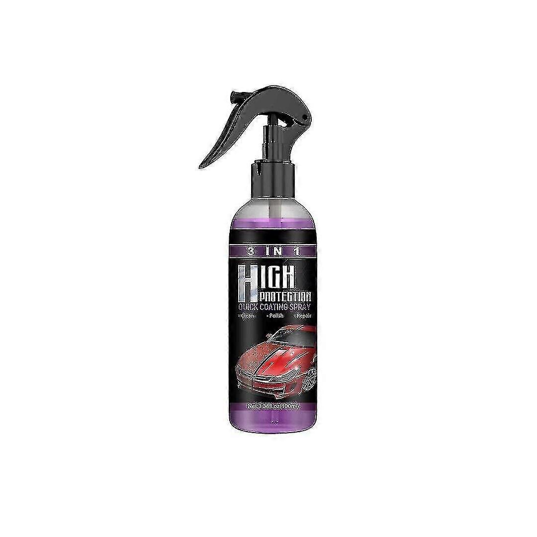 3 i 1 högskydd snabb bilbeläggning keramisk beläggning spray hydrofob