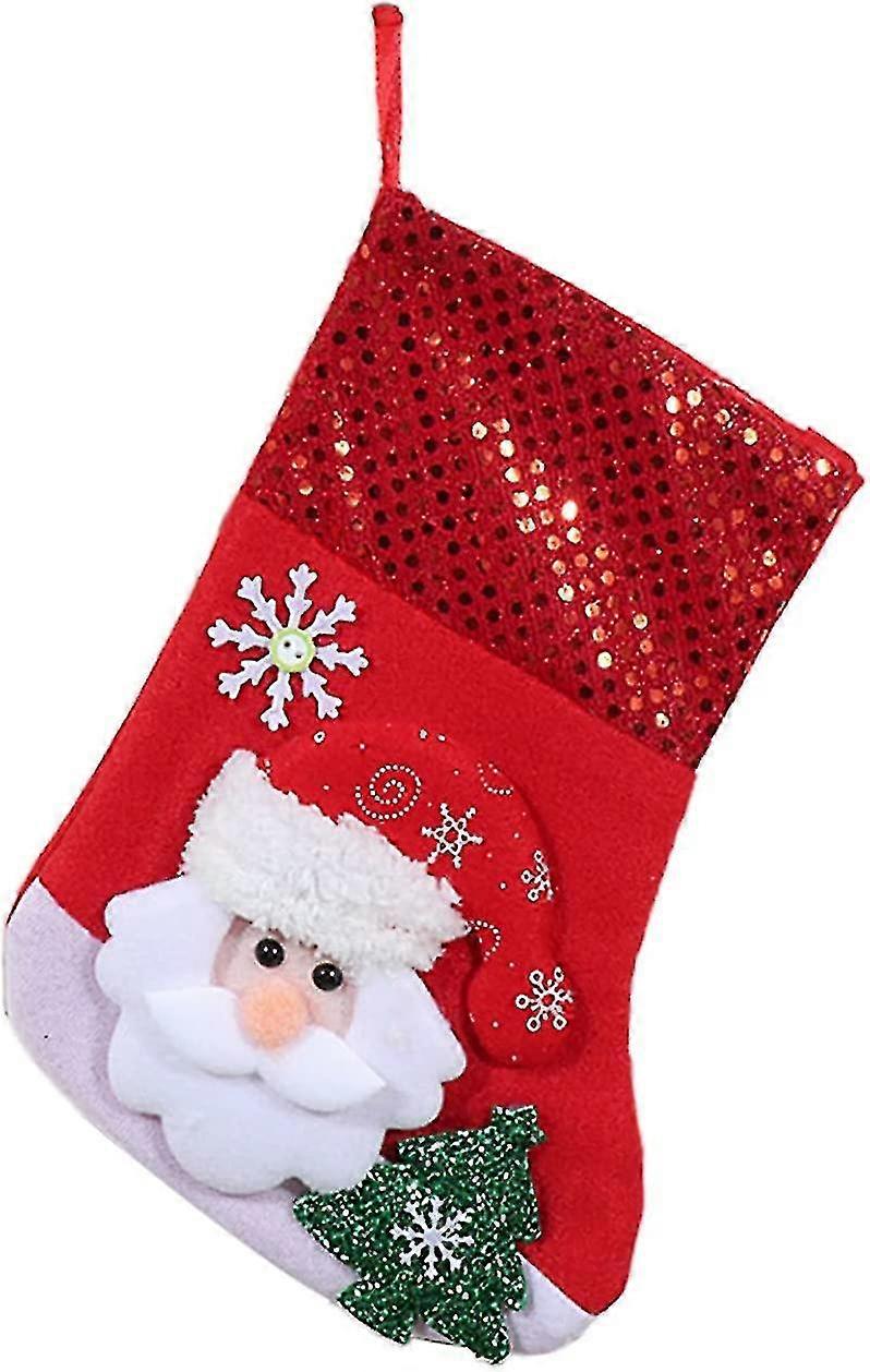 Christmas Stocking Hanging Christmas Stocking Gift Bag For Chocolate Biscuit Candy