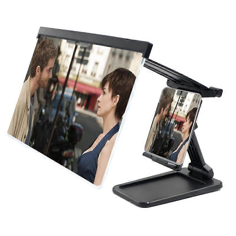 12 Inch Mobile Phone Screen Amplifier For IPad Movie Folding Shading 3D Screen Mobile Phone Amplifier Magnifier Cellphone Holder