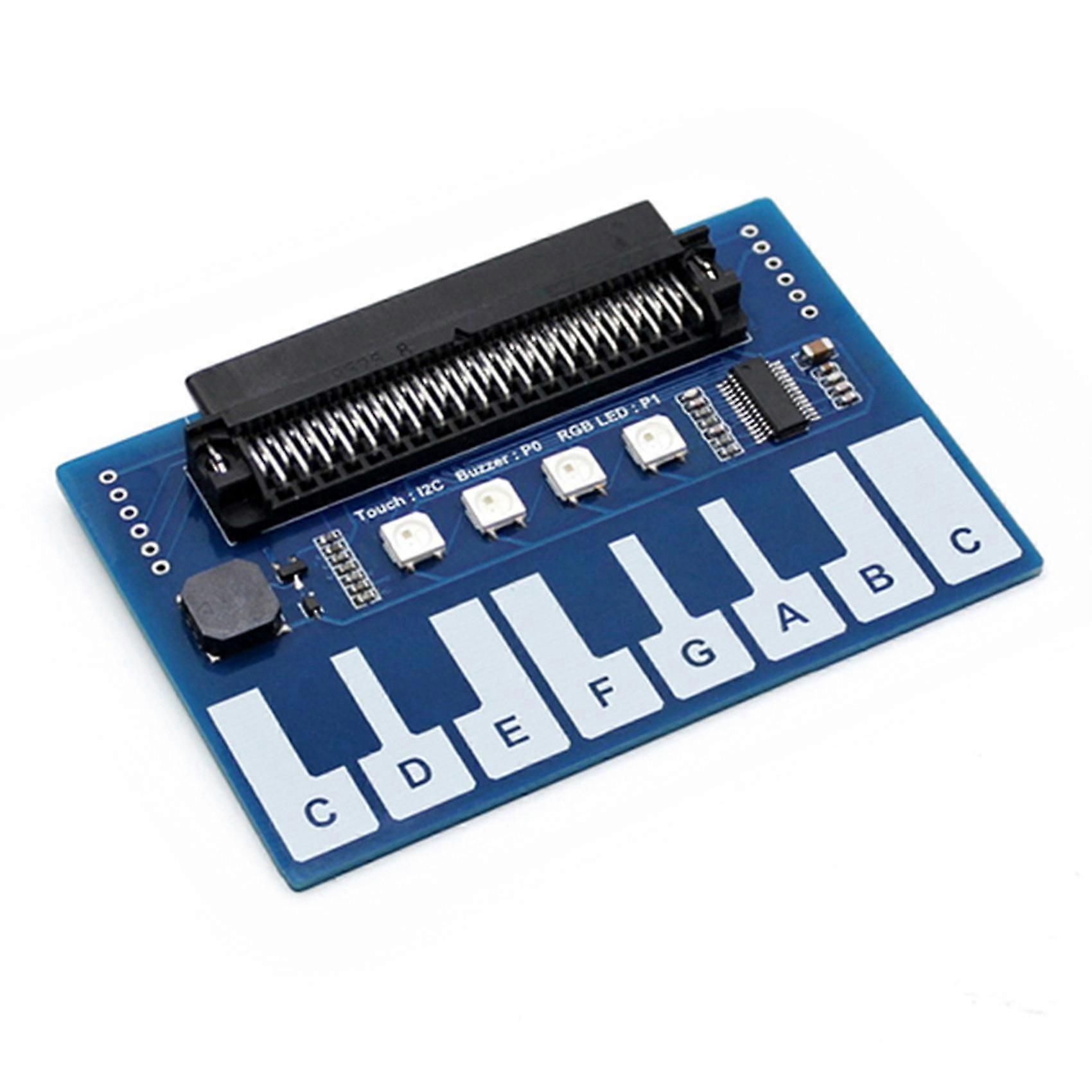 Expansion Board For Mini Piano Expansion Board Module 4x Cool Lights/buzzer/capacitive Music Expan