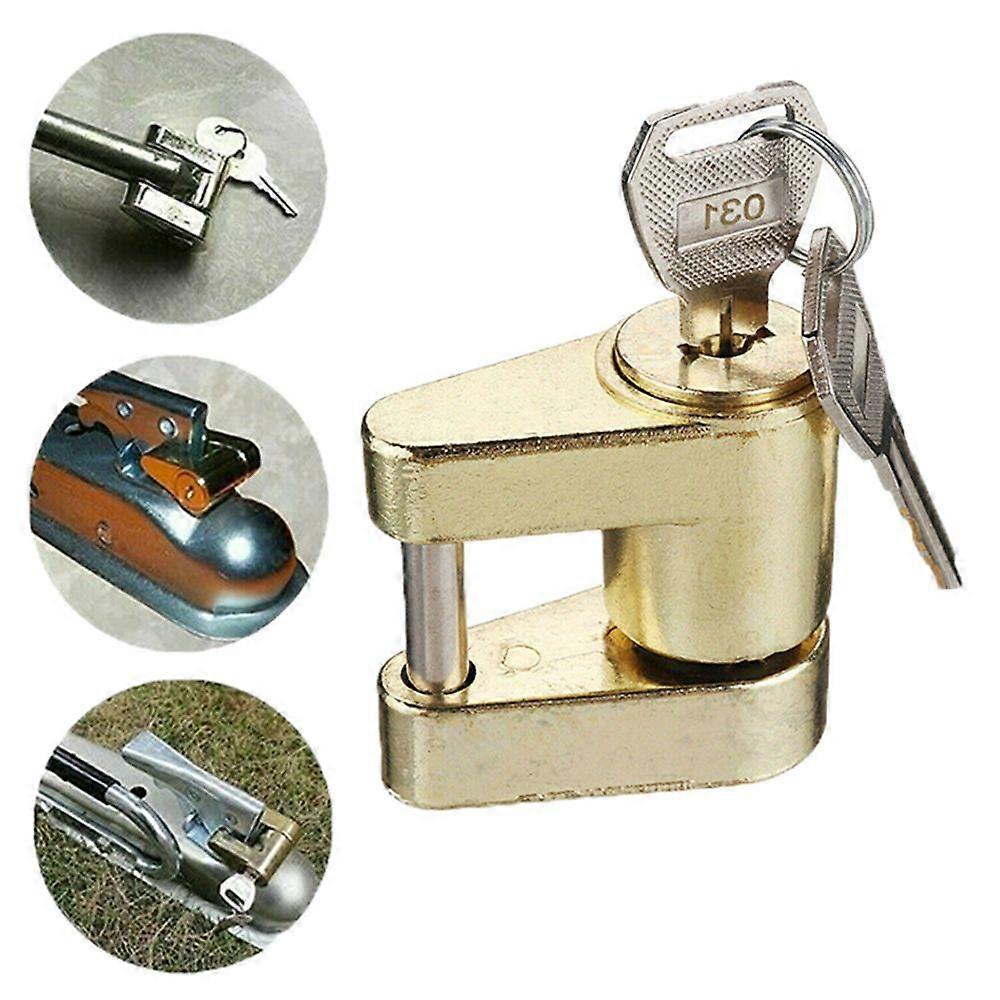 安全サイレンを使用するには 防錆セキュリティ保護ロック盗難防止カプラー南京錠アラームロックトレーラーヒッチロック