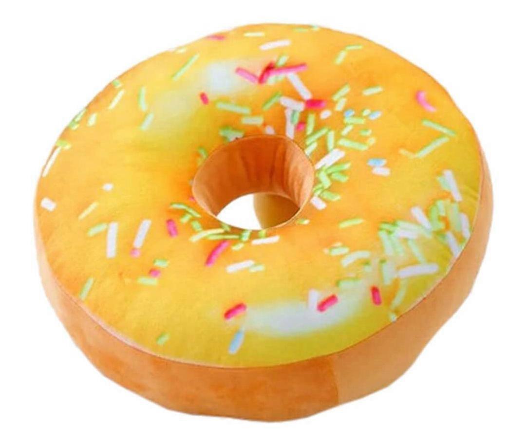 Throw Pillows Decorative Donuts Pillows PP Cotton Sofa Cushions, Mango