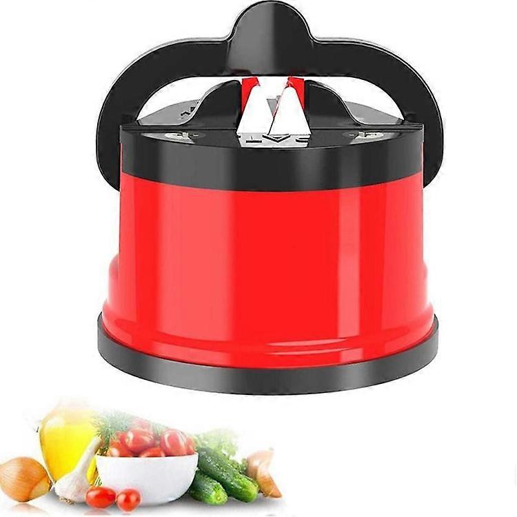 Home Kitchen Fine Iron Sharpener With Suction Cup Tool Sharpener Stone Sharpener Positioning Sharpener