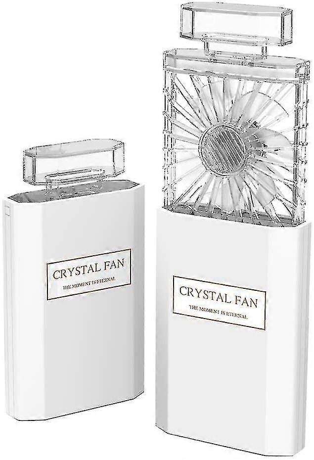 Lady Handheld Fan, Rechargeable Small Personal Fan With 3 Speeds Setting