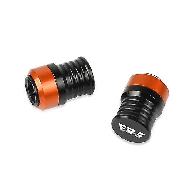 ER-5 Logo For Kawasaki ER-5 ER5 ALL YEARS 2021 2020 Motorcycle Accessorie CNC Vehicle Wheel Tire Valve Stem Caps Cover Universal