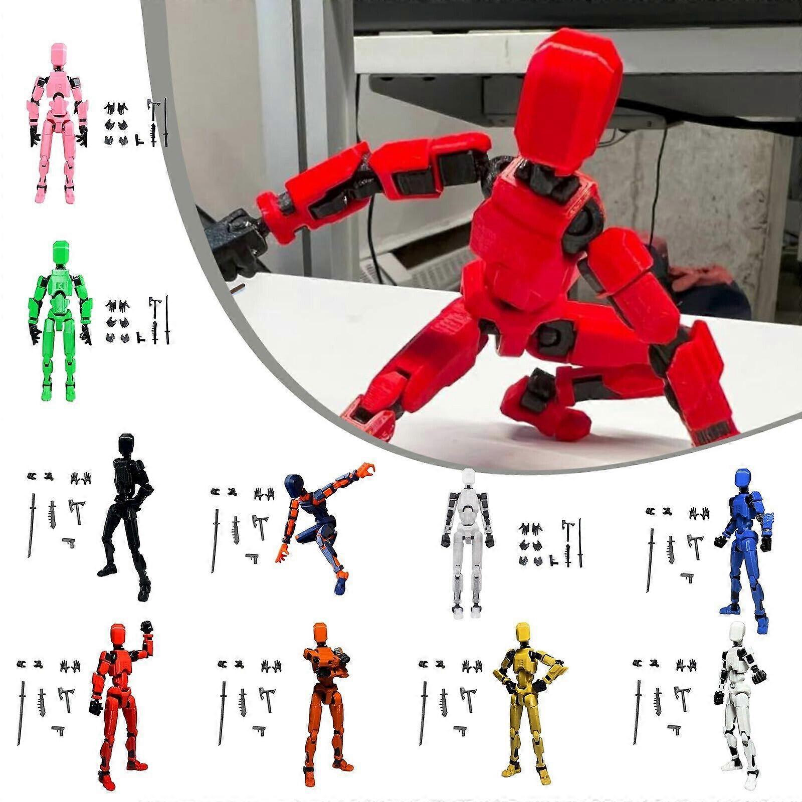 Multi-Jointed Movable Robot 2.0 3D Printed Mannequin Toys Dummy 13 Figures Toys,100% New