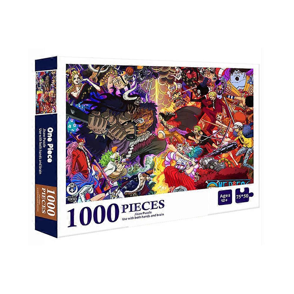 One Piece - - 70 x 50 Cm - From 14 Years - Puzzle of 1000 Pieces - Patience and Reflection Game - Landscape Format - Net Image - Decoration