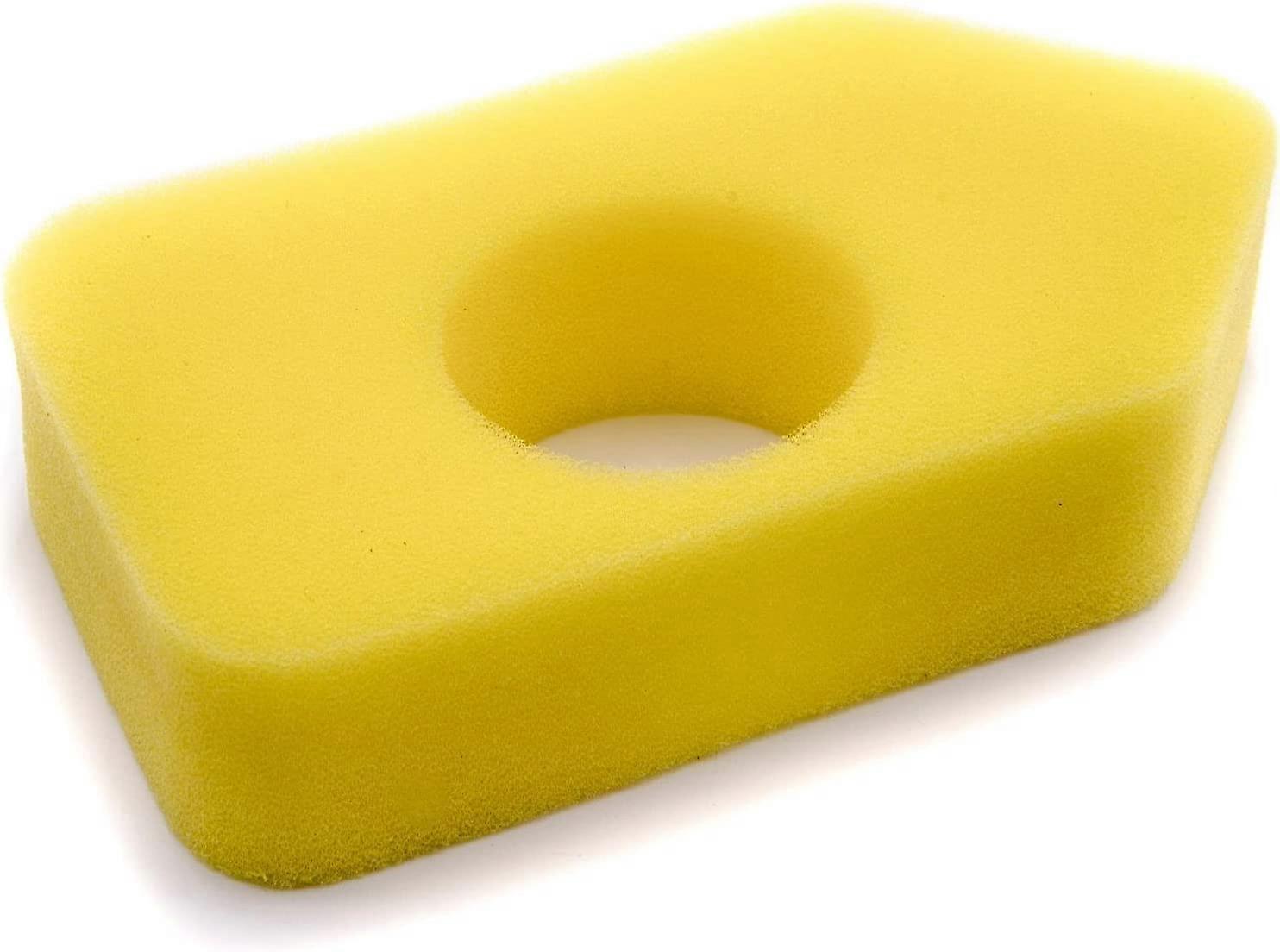 Filtre à air en mousse Filtre de rechange jaune pour les tondeuses à gazon comme Briggs & Stratton 6983692 pièces