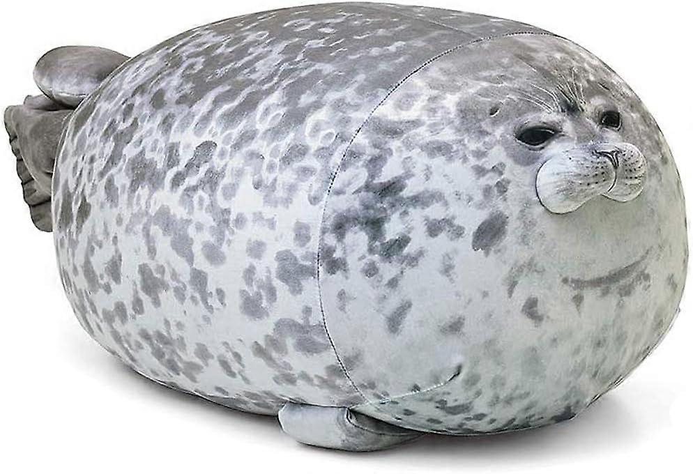 Chubby Blob Seal Pillow Cute Seal Plush Toy Stuffed Animals(L)