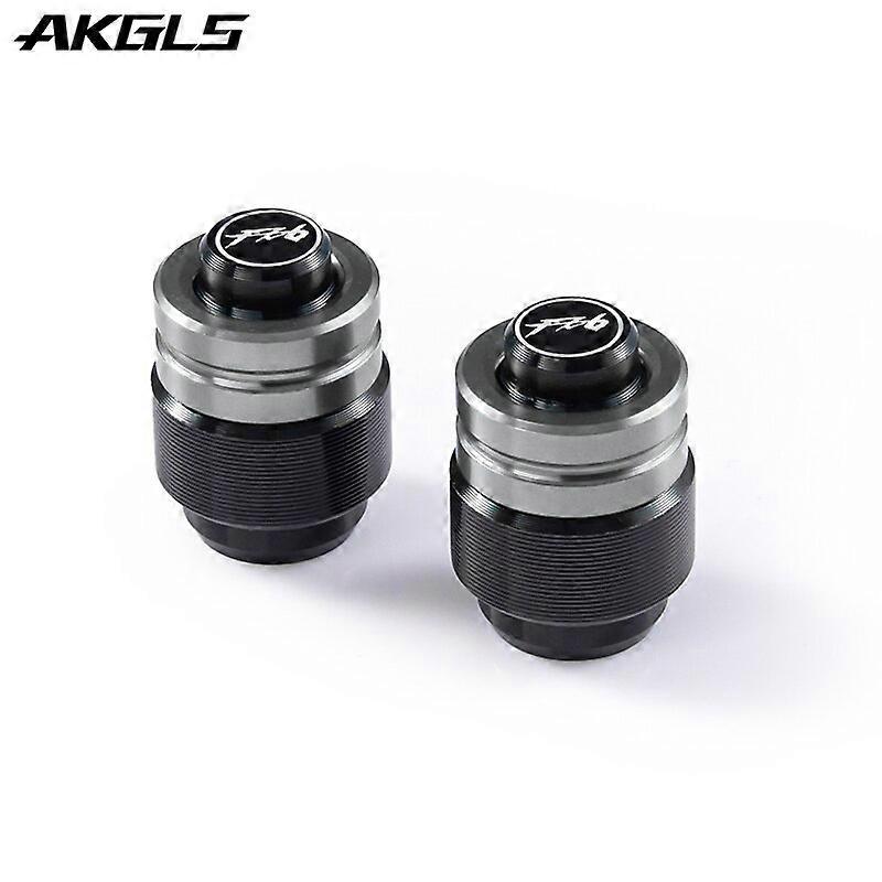 For Yamaha FZ6 FZ6R FZ6-S2 2004-2009 2010 Motorcycle Accessories CNC Side Stand Enlarge Extension And Tire Valve Air Caps Motorcycle Neck Braces