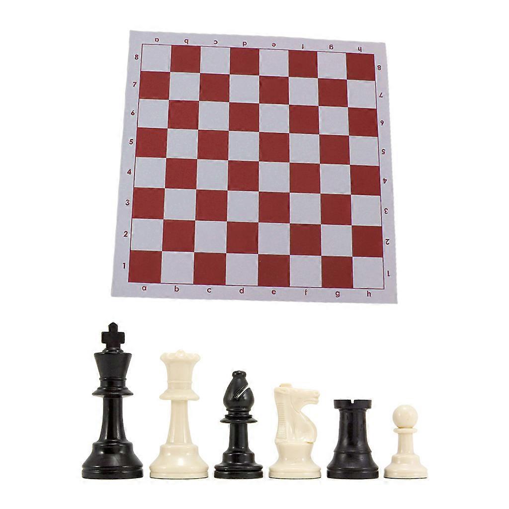 Chess Pieces and Mousepad Board Chess Set