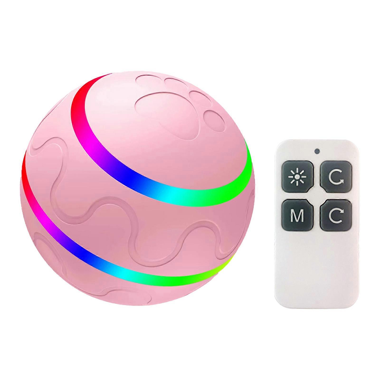 Interactive Ball Toy For Pets,Electric Intelligence Wicked Ball With Light,Relieve Anxiety,Training For Dogs