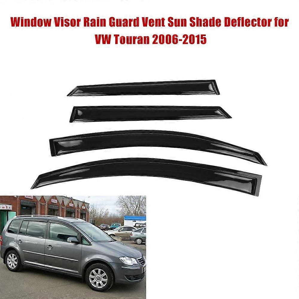 2023 New 4PCS Car Window Deflector Visor Shade Sun Rain Guard Car Exterior Protection Trim for 2006-2015 Auto Accessories Drop