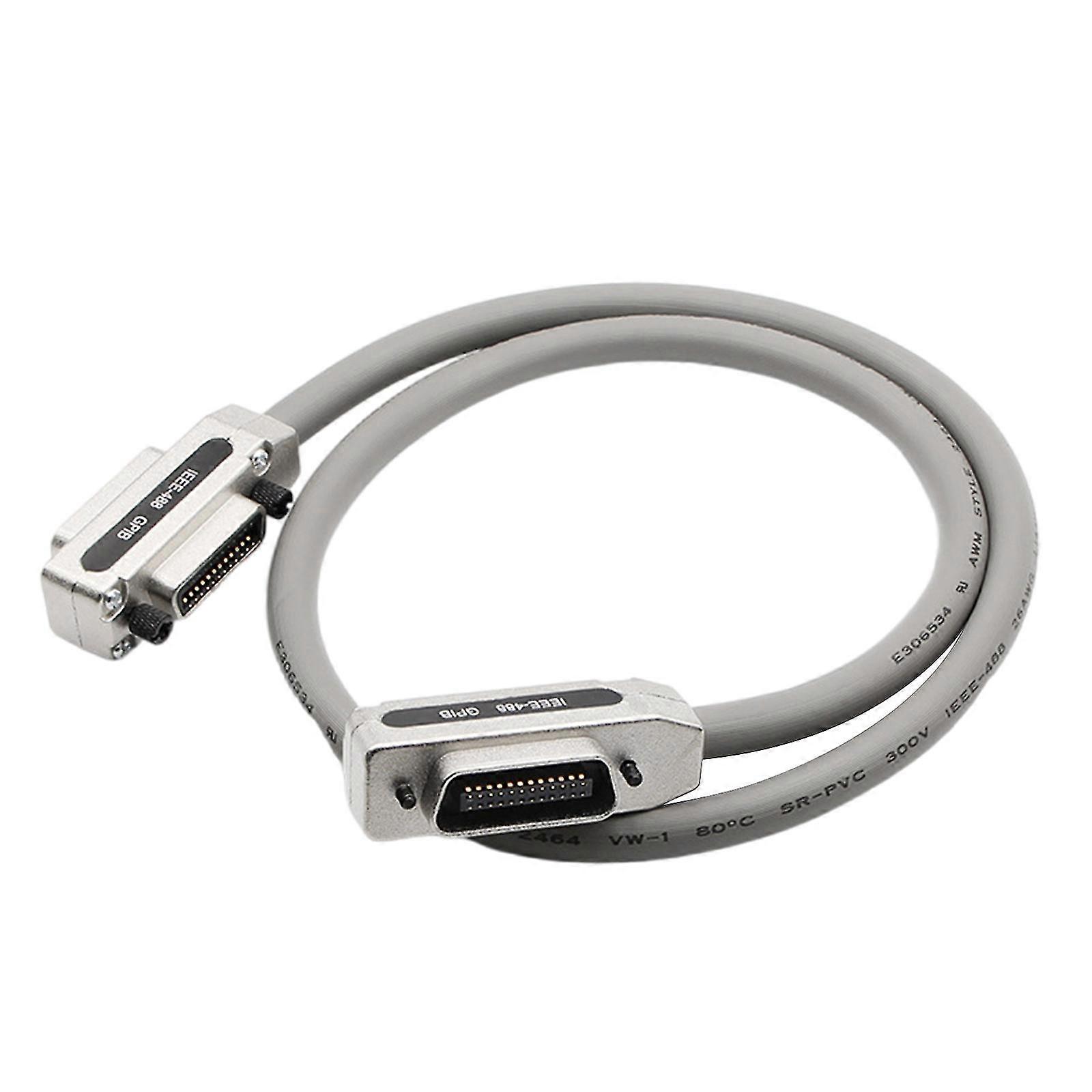 0.6m-1m Ieee-488 GPIB kábel fém csatlakozó adapter Plug and Play Új