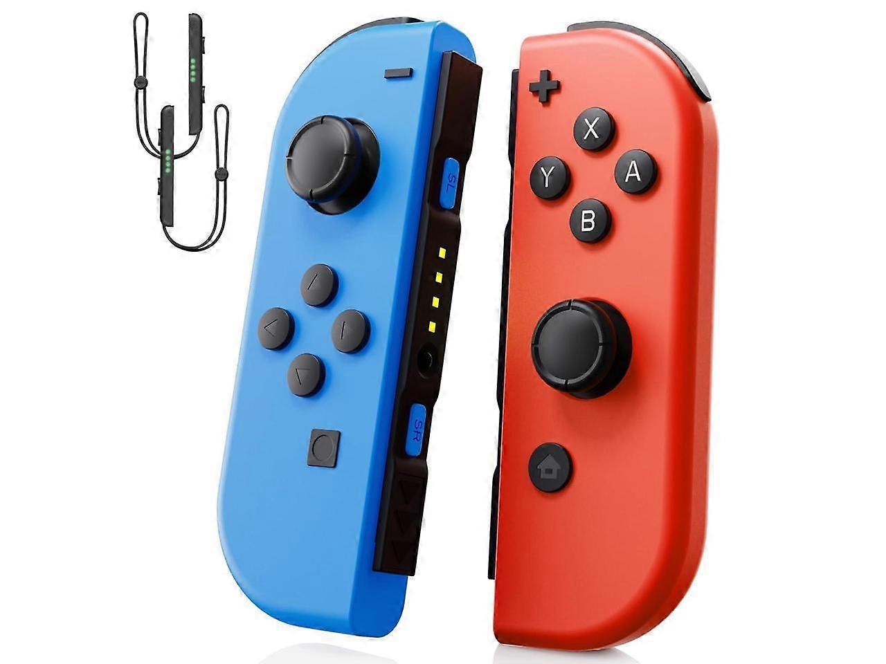 For Switch Controller, Wireless Controller Compatible for Nintendo Switch/OLED/Lite with 6-Axis Gyro Sensor/Double Vibration/Wake-up/Screenshot Contro