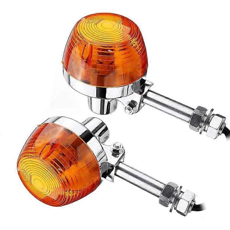 2/4pcs Motorcycle Turn Signal Light Moto Indicators Flashers Blinkers Lamp For Honda XL100 C70 CT70 CT90 CB350 CM400 CB450 CB750Motor Vehicle Lighting
