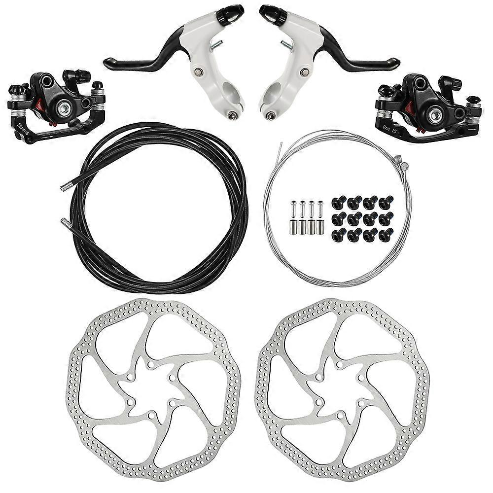 MTB الدراجة القرص اليسار الأيمن الفرامل كيت اليد ذراع الفرامل شيفتر Derailleur كابل التحول مجموعة الأسلاك الداخلية