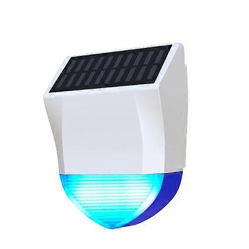 Tuya Smart Wifi Siren Alarm Bluetooth-compatible IPX5 Waterproof Outdoor With Solar And USB Power Supply Remote Control