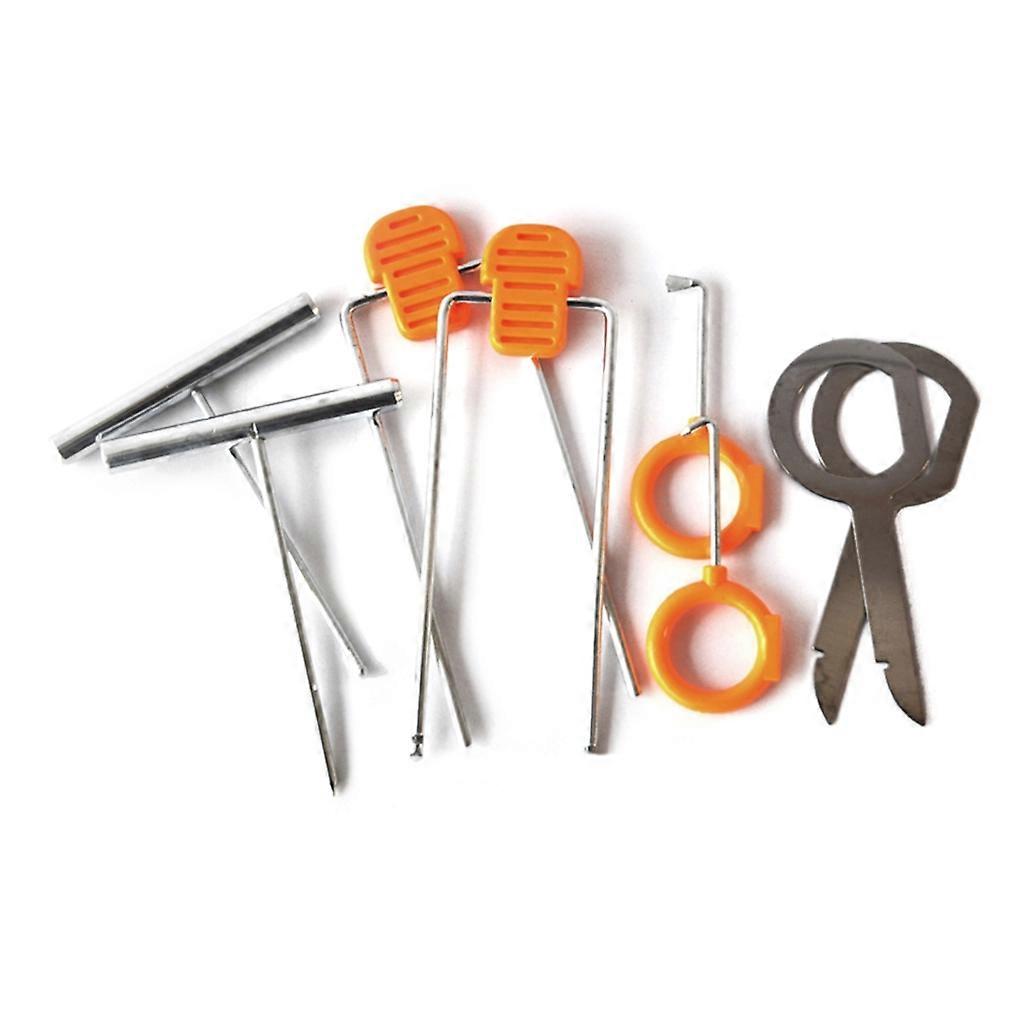 Audio Radio Trim Removal Tool Puller Pry Bar Pry Tool for Door Panel Remover 12x