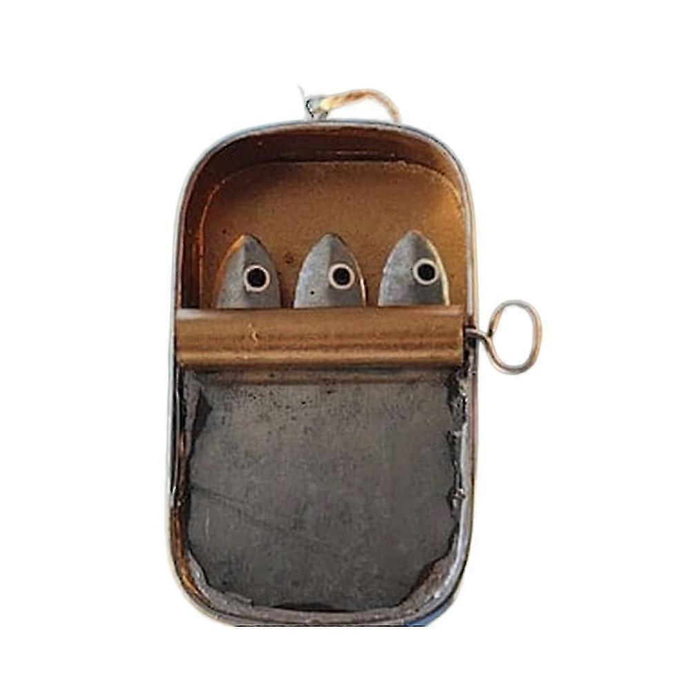 Tin of Sardines Hanging Ornament, Charming Little Tin of Sardines, Mini Tin of Sardines B
