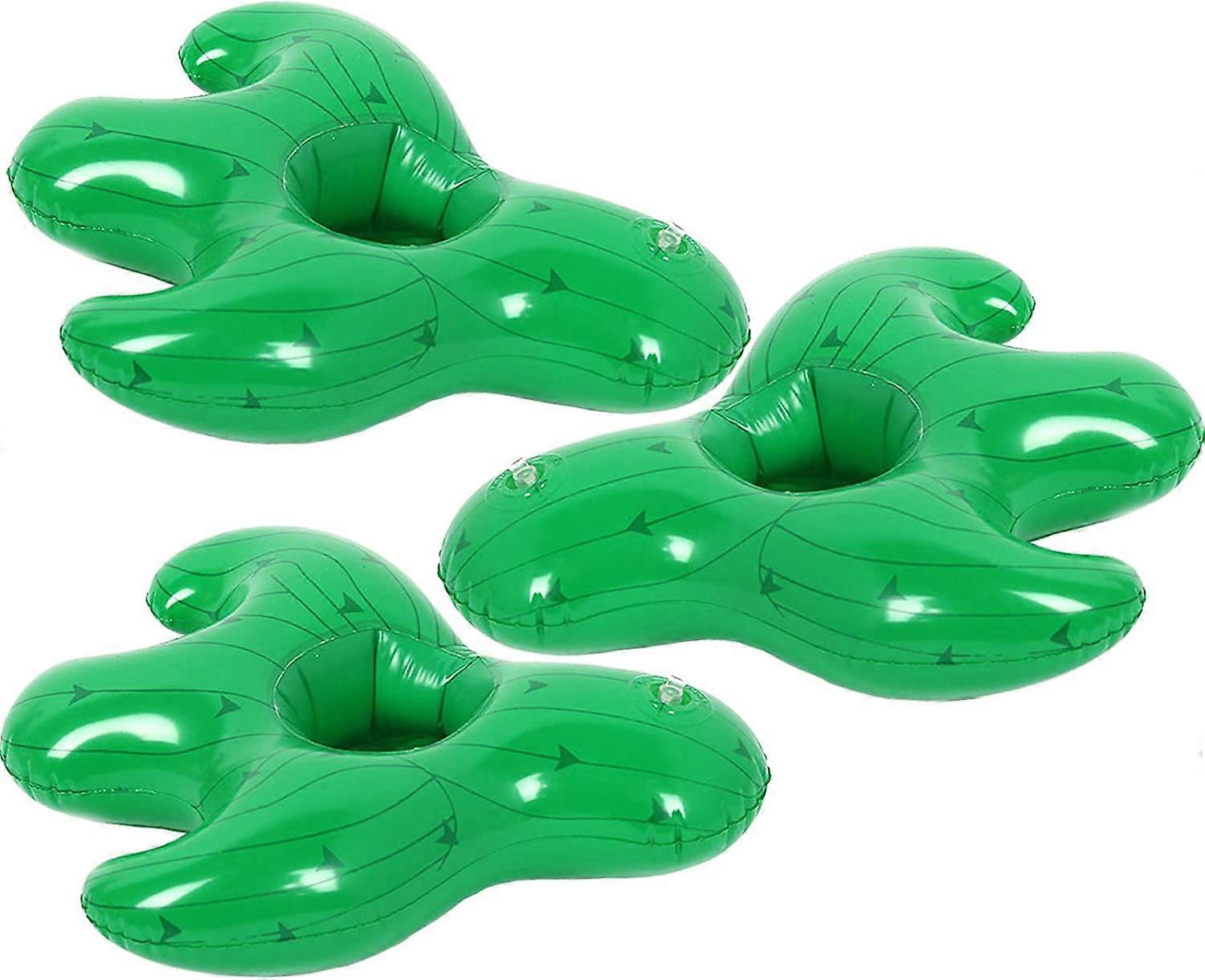 Inflatable Drink Holder 3 Pack Drink Pool Floats Cup Holders for Summer Pool Party, Variety Shape to Choose