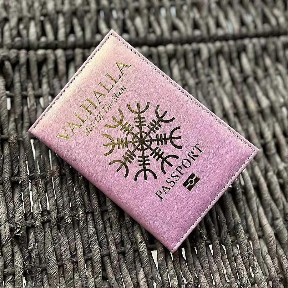 الفايكنج فالهالا غطاء جواز السفر الإسكندنافية الأساطير حامل جواز السفر لقاعة المقتول غطاء جواز السفر السفر