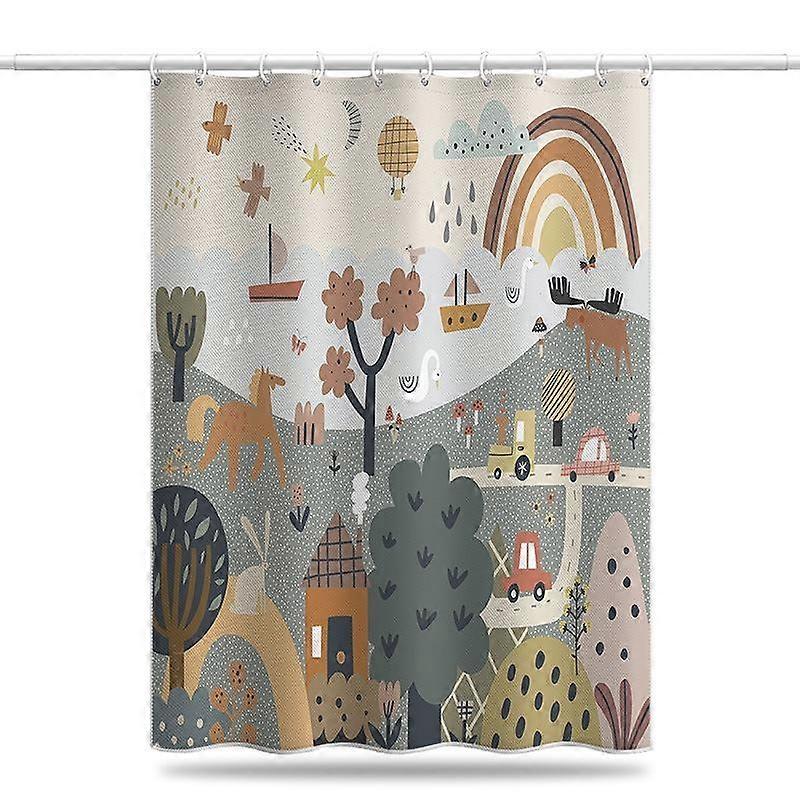 Bathroom Shower Curtain Design Style - 641