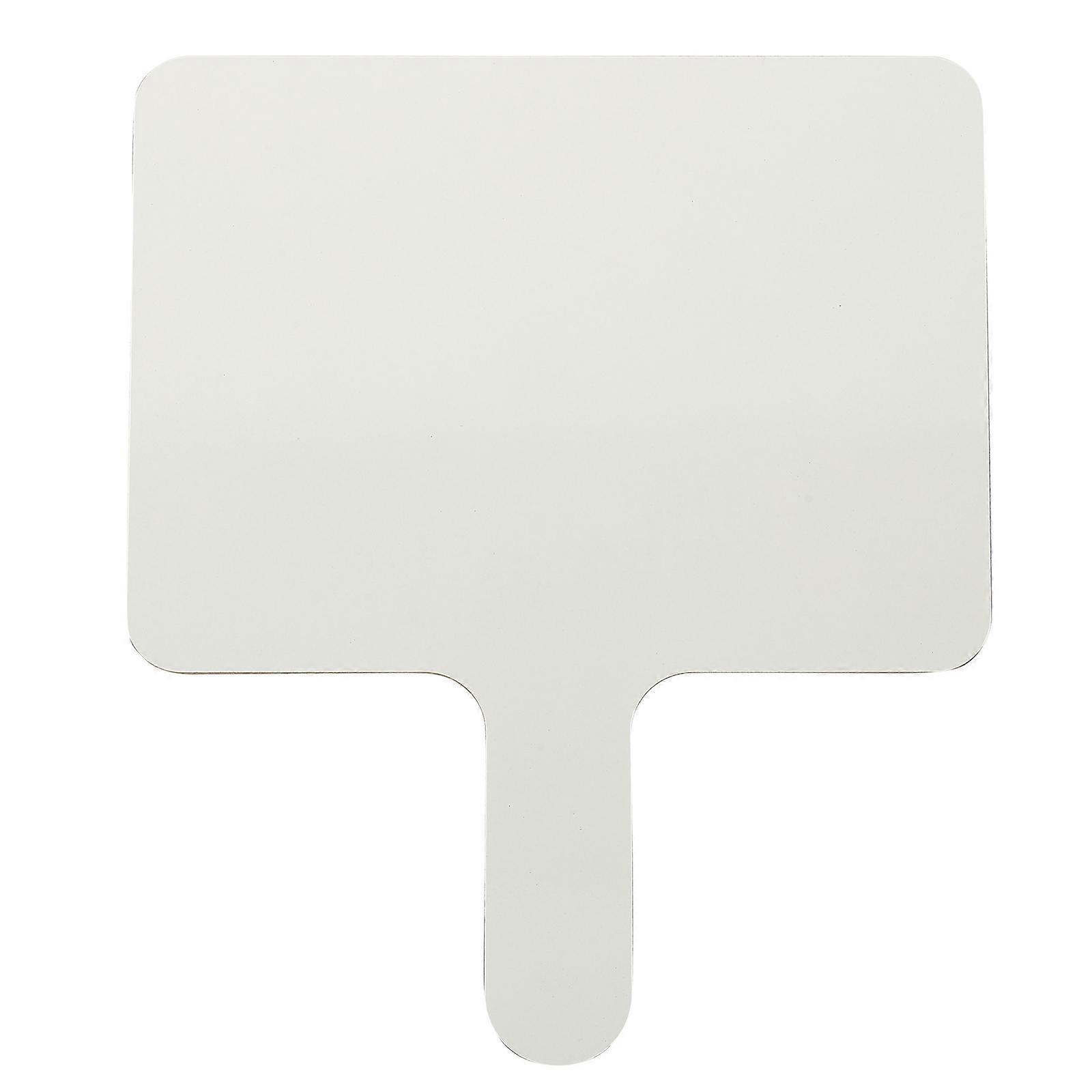 Dry Erase Paddle Handheld White Board Double Sided Classroom Answer Paddle Game Prop