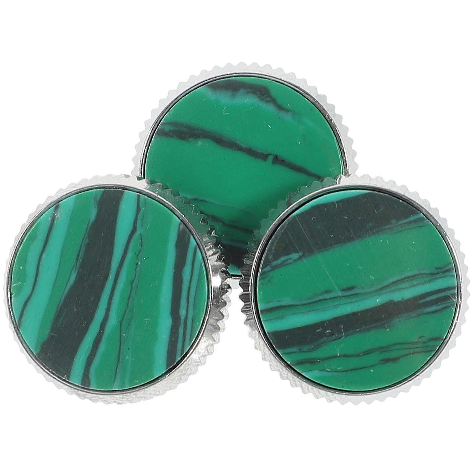 3 pz Sassofono Finger Buttons Parti di Riparazione Sassofono Sostituzione Accessorio Decor FAI DA TE (Verde)