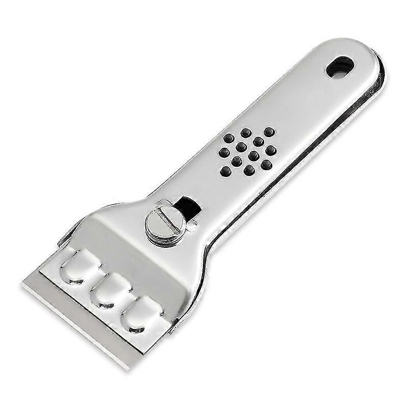 Multifunctional Cleaning Spatula Kitchen Tile Decontamination Spatula 1 Piece Silver