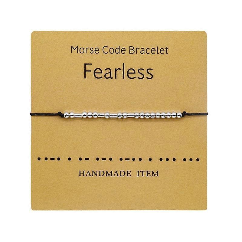 Unisexe Mode Réglable Morse Code Bracelets Amitié Bijoux Décoration