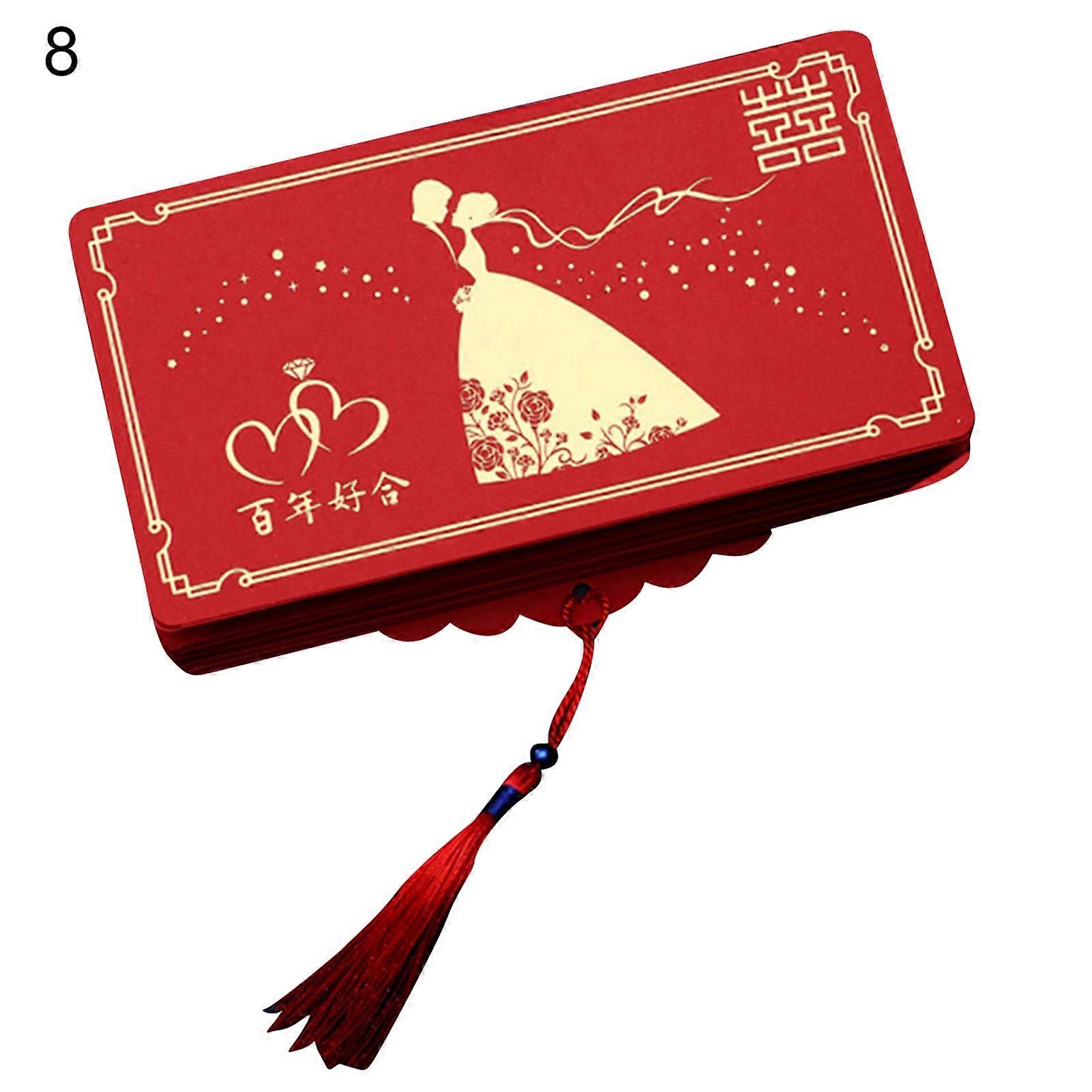Red Envelope Stretchable Clear Printing Paper Exquisite Workmanship Chinese HongBao for Home Qinhai