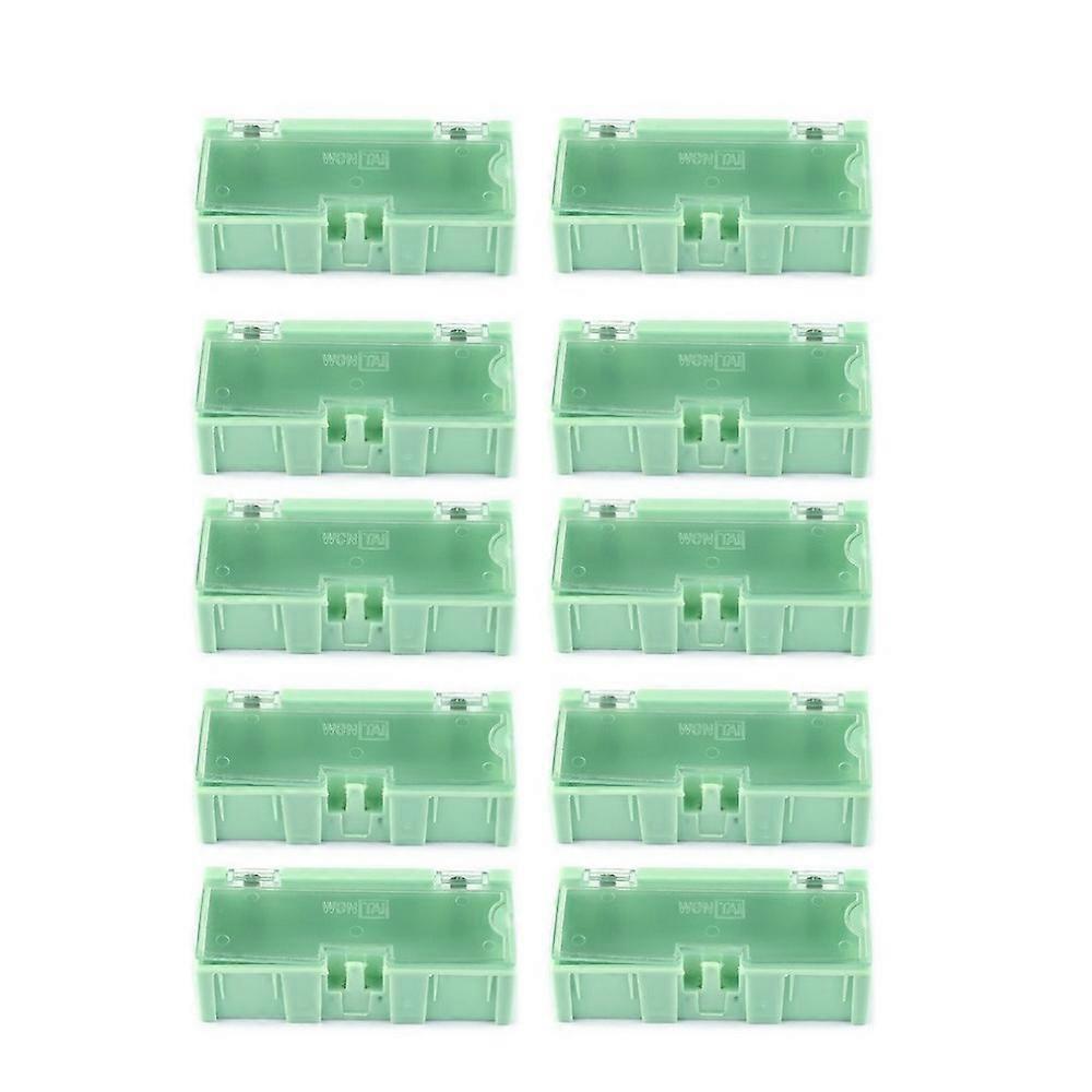 10Pcs Small Tool Screw Object Electronic Component Parts Storage Box Lab Case SMT SMD Automatically Pops Up Patch Container