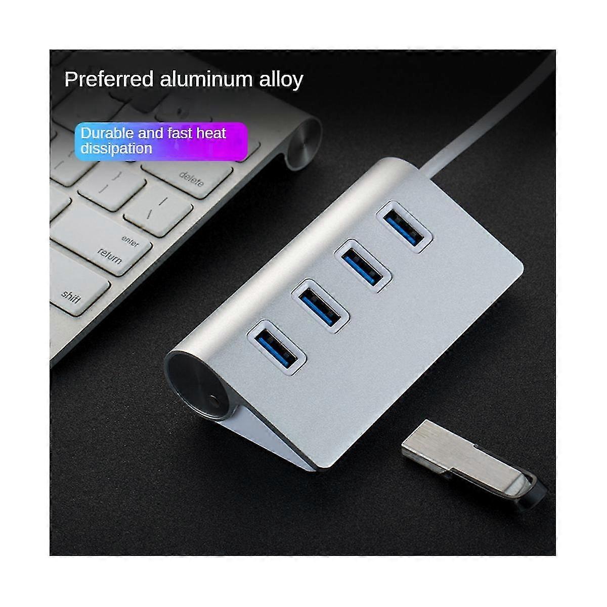Usb 3.0 Hub 4 Port 5gbps High Speed Power Adapter Usb 2.0 Hub Usb Splitter For Laptop Adapter Compu