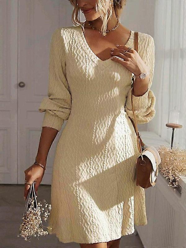 Damer elegant fransk klänning