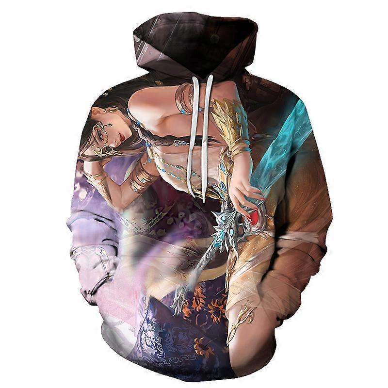 Sweats à capuche Flamme colorée Impression 3D Hip Hop Sweatshirts Garçons Filles Sweats à capuche Enfants Mode Oversize Pulls Sweat à capuche Manteau