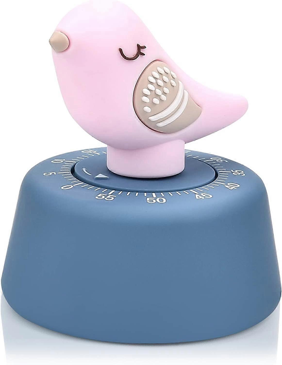 Kitchen Timer Craft Mechanical Wind Up 60 Minutes Timer Cute Animals Time Timer for Kids Manage