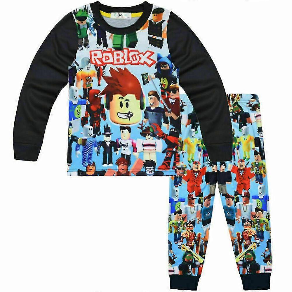 Roblox painettu pyjama setti Lapset Pojat Yöasu Pyjamat Pjs Yöasu