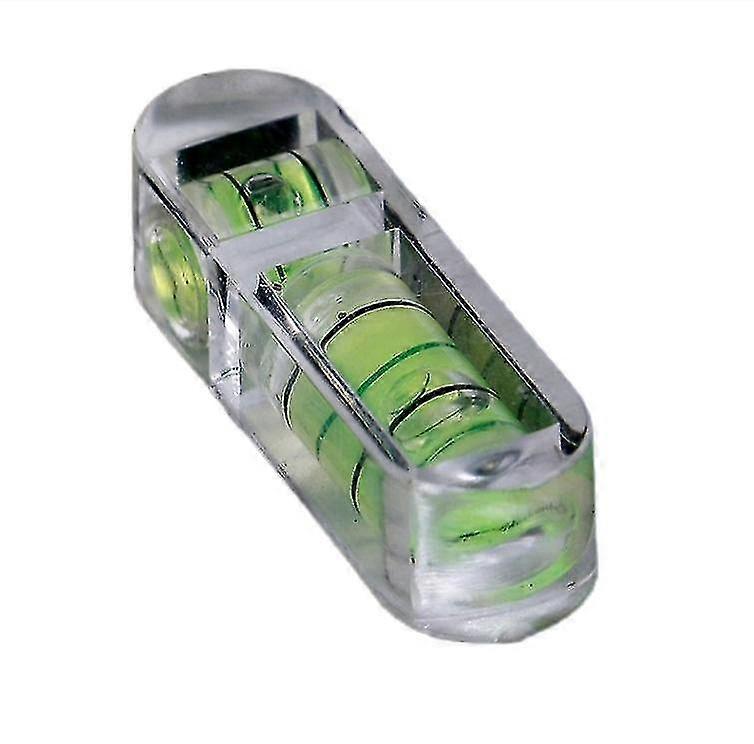 2pcs Mini T-type Bubble Spirit Level Acrylic Measuring Level Adjustment
