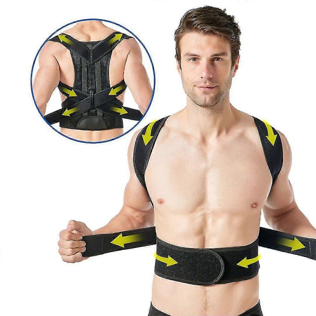 Back Brace Posture Corrector For Women And Men - Relief For Waist, Back And Shoulder Pain Improve Back Posture And Provide Lumbar Support Xinda