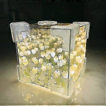 Tulip Flower Night Light,Tulip Mirror Night Lamp Material...