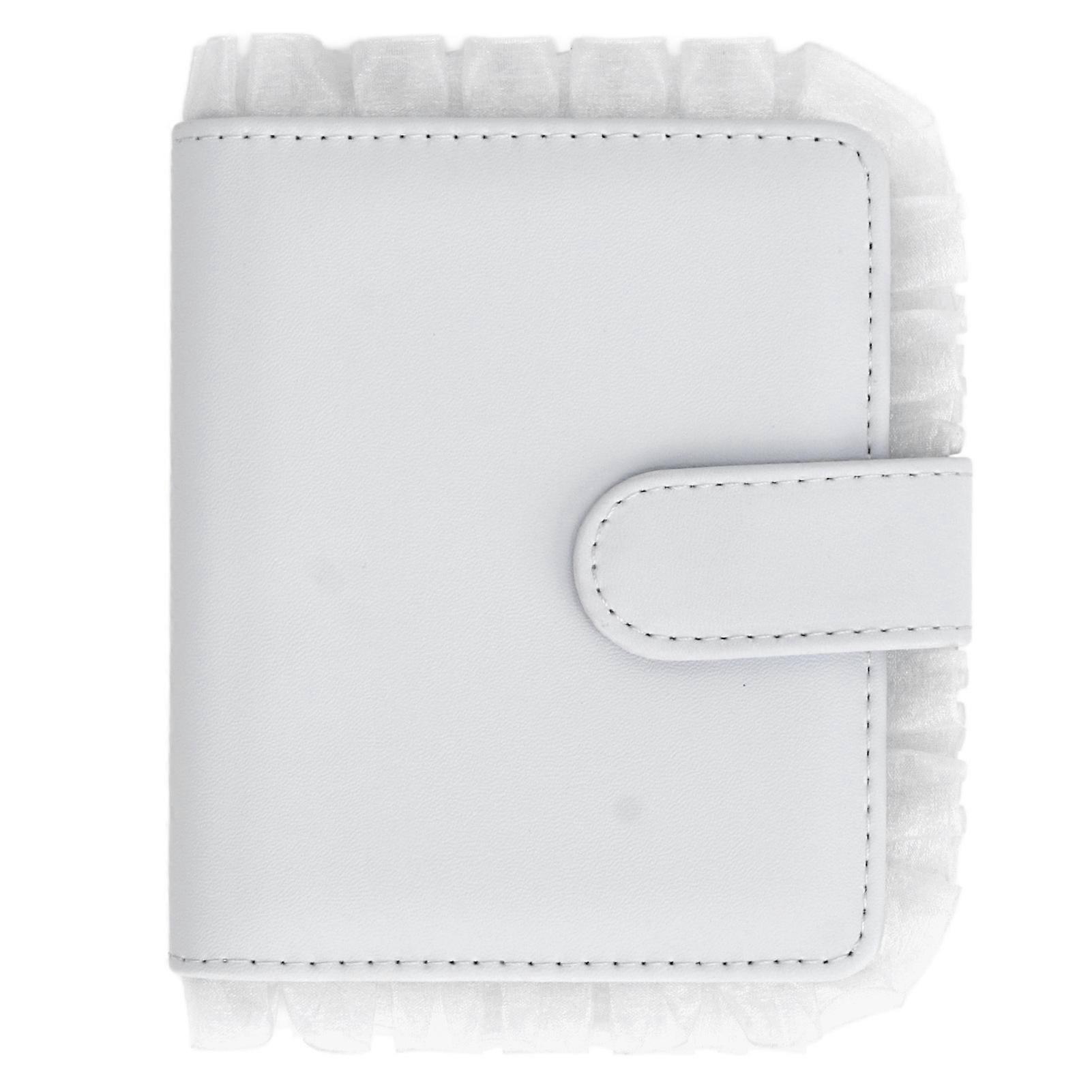 Universal Mini Photo Album 64 Pockets for Polaroid Mini12 Instant Camera, 11, 9, 8, 7.6 cm, Card Holder, White